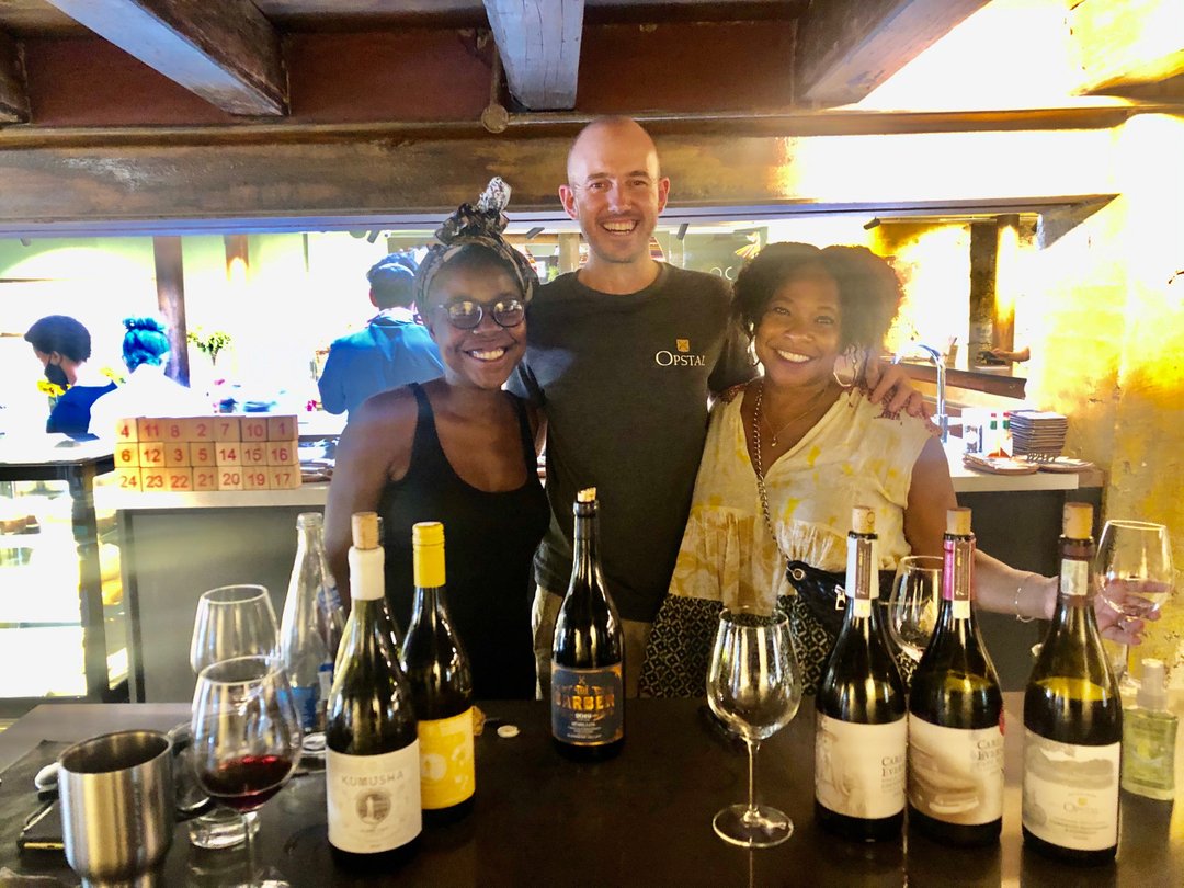It was an absolute pleasure to meet Attie Louw from Opstal Wines ! I just love leaving in Cape Town because you never know when you might meet a BIG TIME wine maker is just gonna POP UP at your wine bar ! 

#capetown #wineries #capewines #opstalwines #wineenthusiast 

 #blackgirl