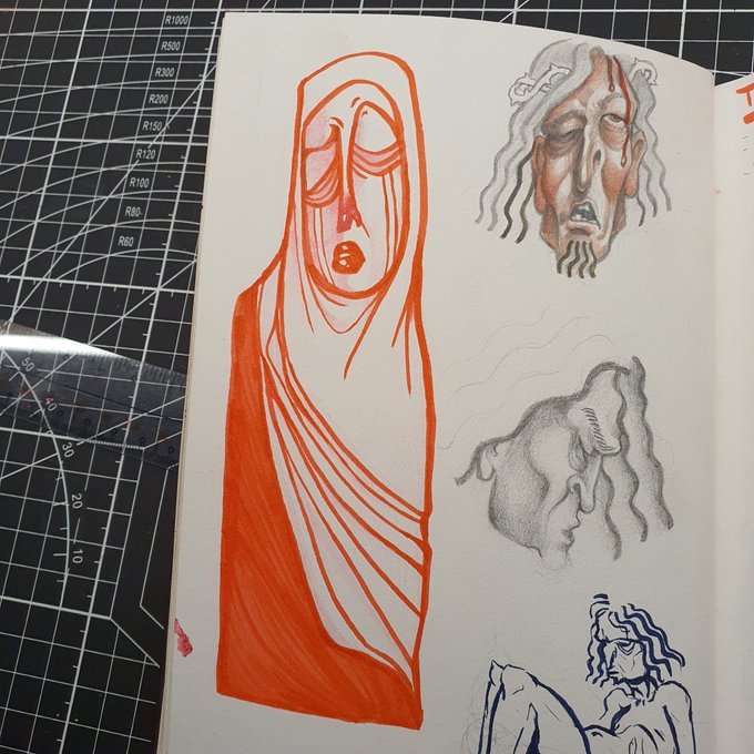 Komiks lang ako ng komiks lately miss ko rin painting studies ko pwede ba 