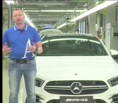 Dippy_S's tweet photo. The @MercedesBenzInd #AMG35 also launches in India today. The second AMG to be Made In India .Here it is. https://t.co/6mvJW9bUER