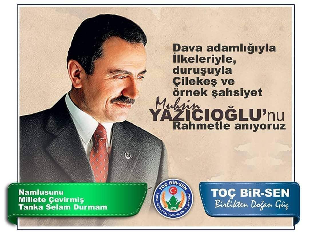 TocBirSenUrfa's tweet photo. “Haksız bir davada zirve olmaktansa, haklı bir davada zerre olmayı tercih ederim..”

Davası, inancı, idealleri uğruna hiçbir fedakarlıktan ve mücadeleden vazgeçmeyen, Ülkesine ve Milletine sevdalı #MuhsinYazıcıoğlu’nu, vefatının sene-i devriyesinde rahmetle  yad ediyoruz https://t.co/Y9H0WVCr32