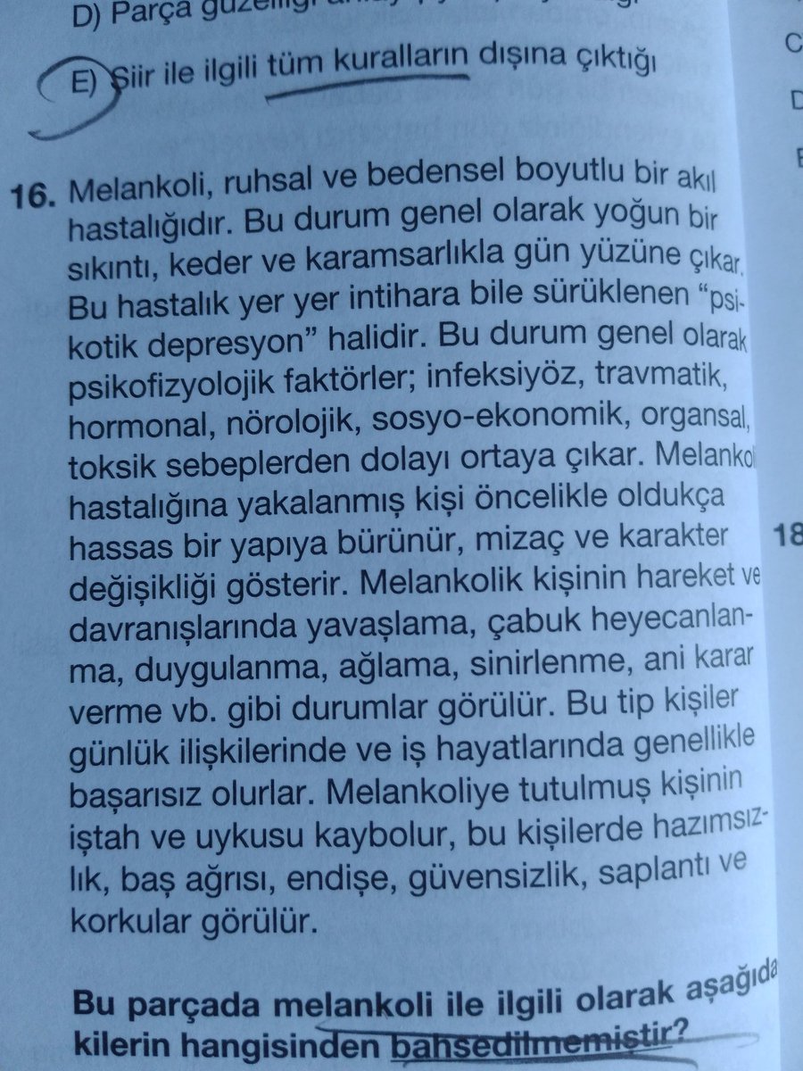 Tw alemi olarak melankoliyiz sanırım