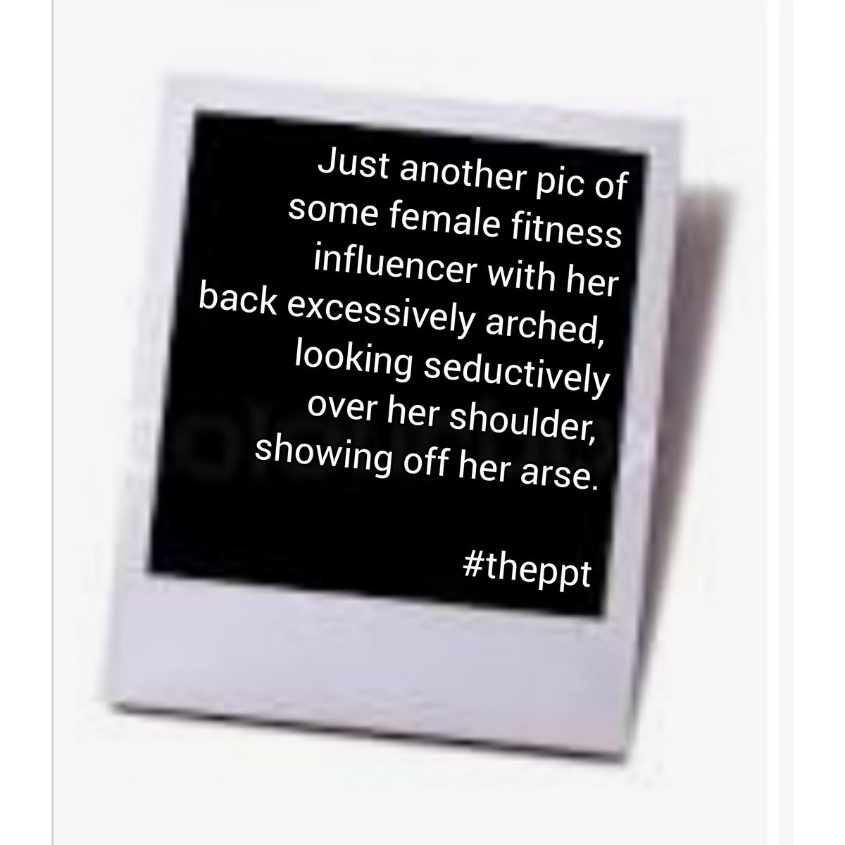 ThePragmaticPT's tweet photo. Just another fine example of me posting something negative about some of the twats within the fitness industry because I haven't got anything better to write*
* I actually mean I haven't got some bullshit diet product to flog you
#theppt #influencers
#booty #diet #gymlife #bum https://t.co/IdITlbKfX9