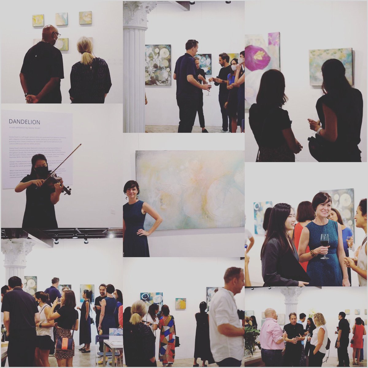 staceymstuart's tweet photo. ‘Dandelion’ solo exhibition at Play Art House in Bangkok, Thailand. Last two weeks to come see it!
#artexhibition #bangkokart #expatartist #abstractart https://t.co/LJW7KRz9aq