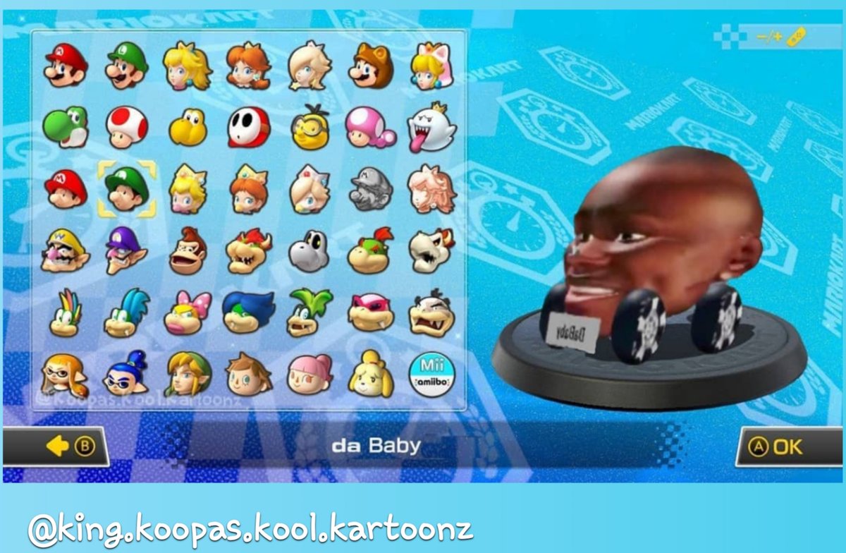 TCPmkw's tweet photo. Imma main that combo

#DababyCar #MK8 #MKW https://t.co/HWYL0WPhFS