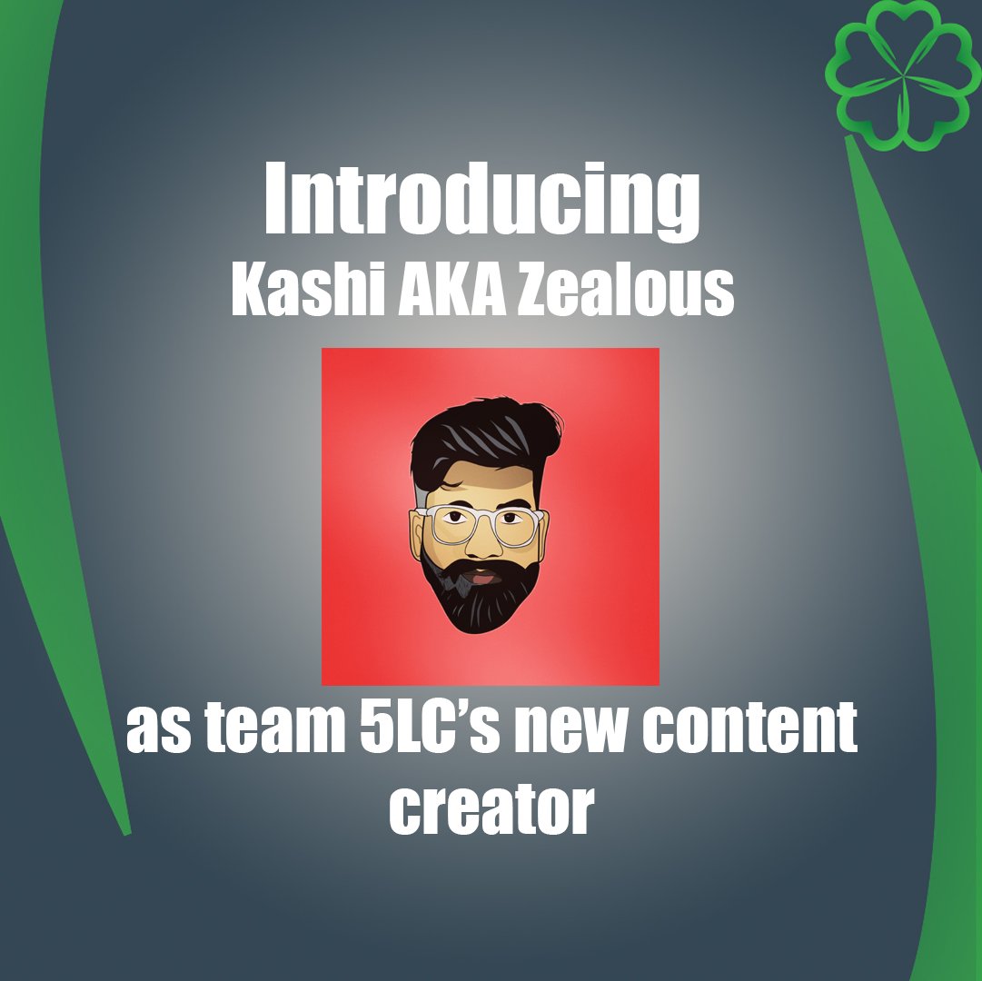 Team5LC's tweet photo. Congo to Zealousgaming for joining our team as a content creator

#5LC https://t.co/mpbwBytrTT