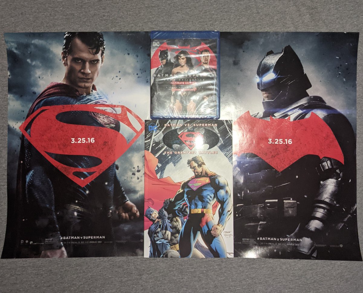 britany_murphs's tweet image. 'Batman v Superman: Dawn of Justice' was released in theatres 5 years ago today, so I am giving away two BvS-themed prize packs! 

RT to enter for your chance to win one of the prize packs and good luck!
