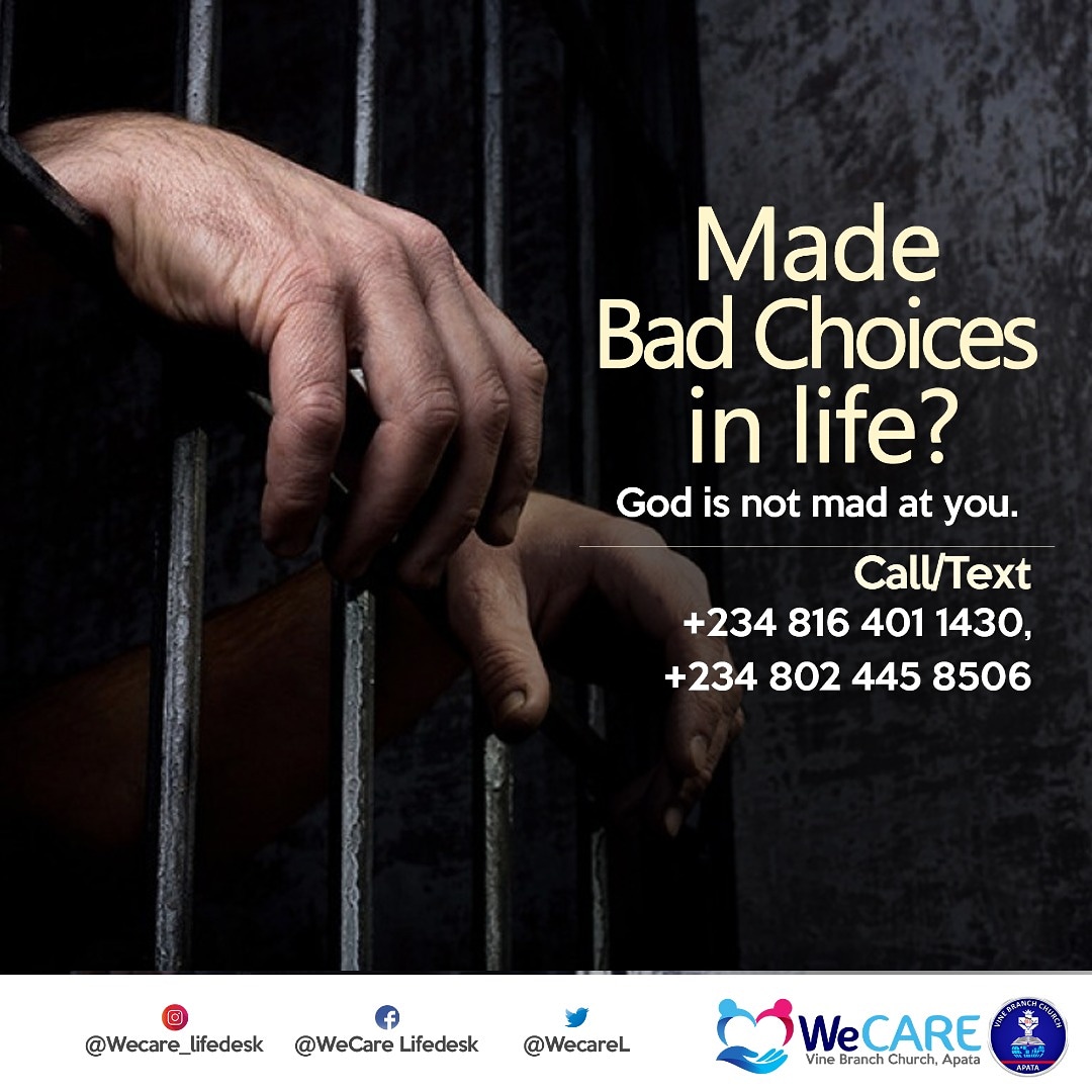 WecareL's tweet photo. You have an identity greater than the choices you make!

Wanna talk? CALL/TEXT ANY OF THE NUMBERS OR SEND A DM.
#WeCare #depressive #mentalhealthadvocate https://t.co/Z4Dz8h6IrN