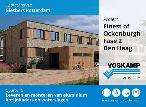 VoskampAlu's tweet photo. Voskamp Aluminium heeft, voor het project Finest of Ockenburgh Fase 2 in #DenHaag, de levering en het monteren van aluminium kozijnkaders en waterslagen verzorgd in opdracht van @GiesbersRdam.
#vormgeversinaluminium #aluminium #constructiewerk #plaatwerk #lassen #ontwerpen https://t.co/Ju2SI6m5sR