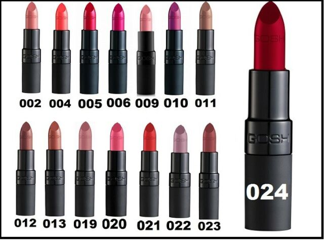 GOSH_IRELAND's tweet photo. for good colour payoff try our lovely matt lipsticks in a range of beautiful colours #goshcosmetics #goshcopenhagen #goshireland #mattlipstick https://t.co/o57nUoIBoN