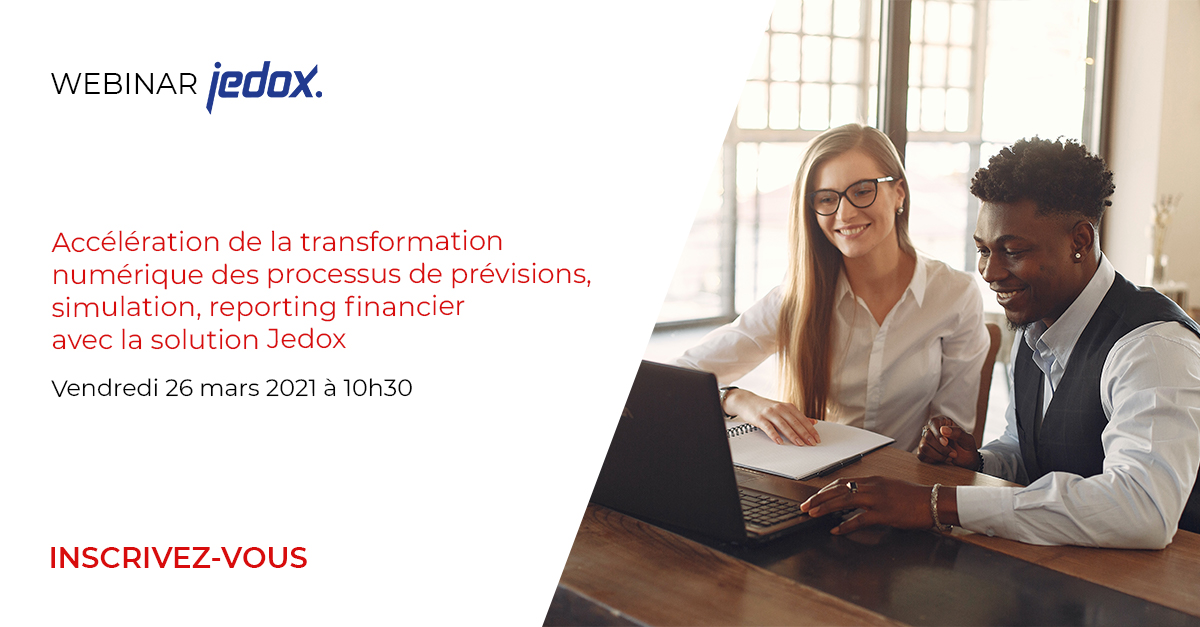 Webinar Jedox : J-1
RDV vendredi 26 mars à 10h30 pour participer à notre présentation #Jedox qui sera suivie d'un témoignage client avec le retour d'expérience de la société Diluz.
Pour vous inscrire : lnkd.in/drZcavM