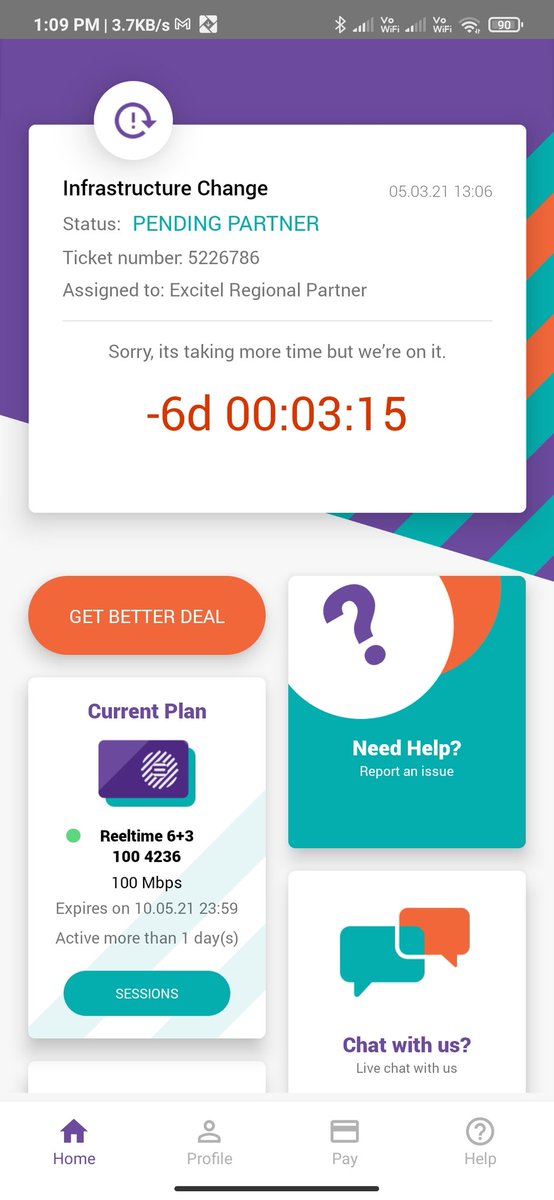 arunkumal223's tweet photo. @excitel_rocks Worst service &amp; resolution you guys provide. it's already been more than 20 days &amp; still don't get the upgraded connection &amp; speed. This is frustrating thinking of quiting excitel &amp; switch to airtel.
#excitel_Worst https://t.co/3EMgOdsa03