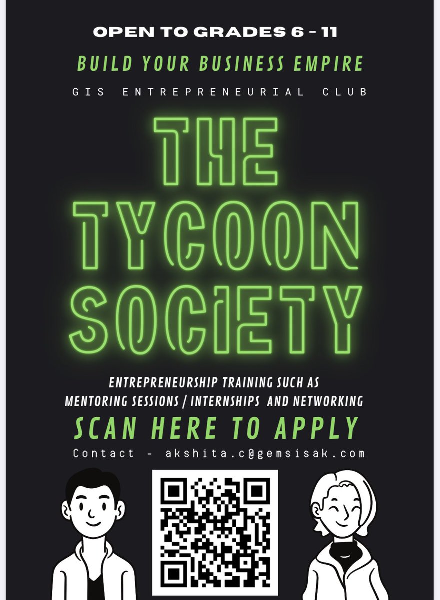 RCunningham82's tweet photo. Finishing the term supporting DP1 student @GISHeadSocial with her entrepreneurial club, ‘Tycoon Society’. Ms Sabrina, Marketing expert, is today’s guest, helping @GIS_Gems students develop business skills! Interestingly, Aku interviewed Ms. Sabrina for her MYP Personal Project 👏 https://t.co/hUTDocXctR