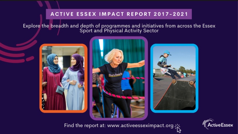Our friends at <a href="/ActiveEssex/">ActiveEssex</a>, are really proud to launch their four-year Impact Report, which showcases some of the fantastic work in Essex's sport and physical activity sector. 
Explore the report here: lght.ly/nggnimk