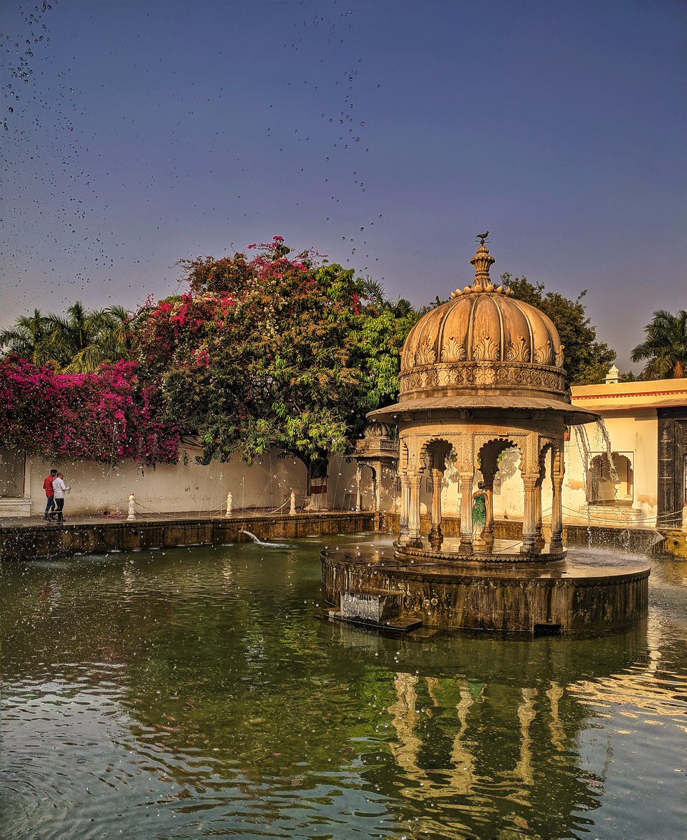 TripsAndLove's tweet photo. Saheliyon-ki-Bari, built between 1710-1734 AD, by Maharana Sangram Singh, is a nice, well-kept garden. This splendid space has a royal history attached to it. We strolled through the different sections of the garden and found it to be super lush &amp; majestic. #Udaipur #Rajasthan https://t.co/EBjQ8yRVIL
