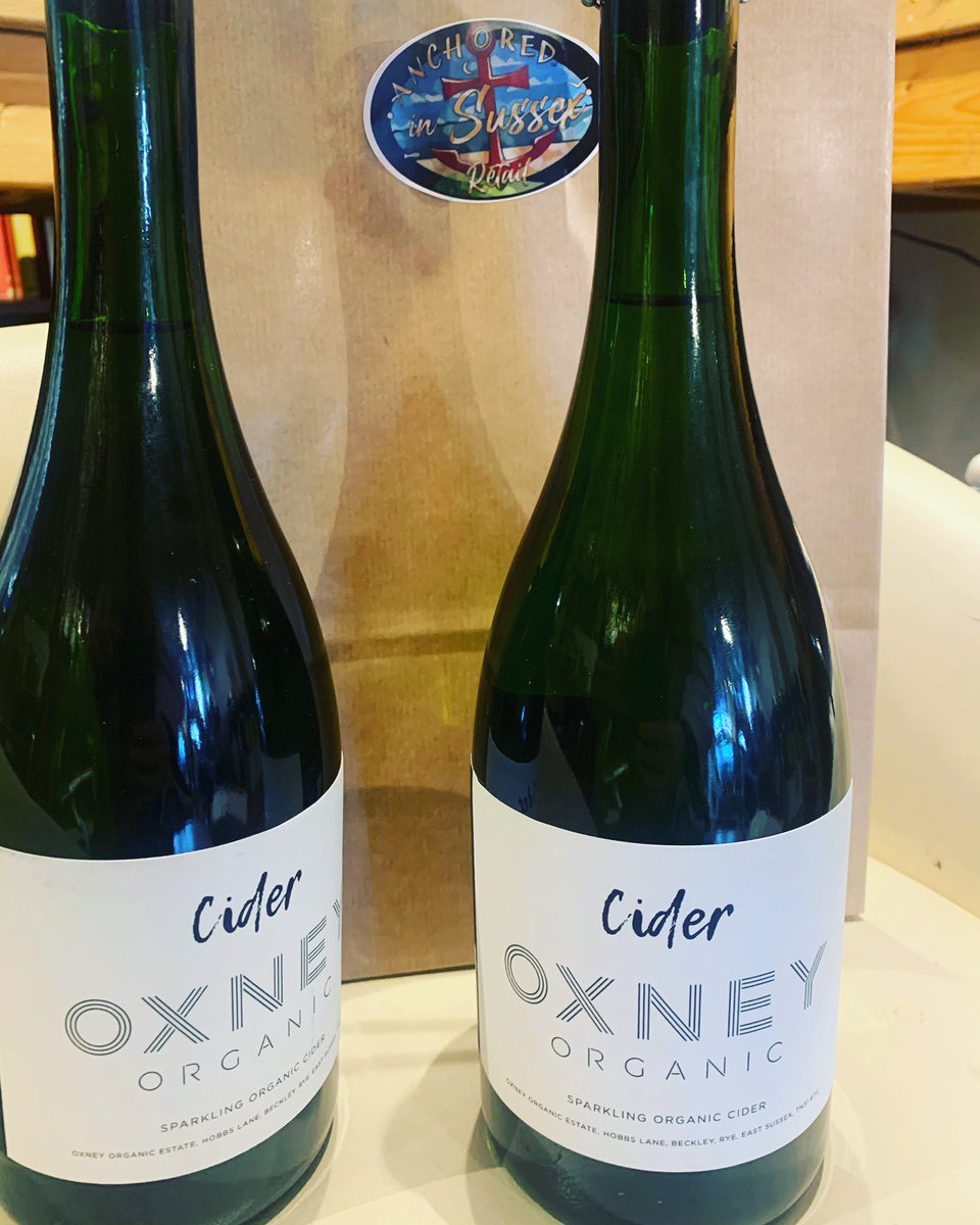 It’s back in stock. OXNEY organic cider. Made with 100% organic apples using the same approach oxney take when making their sparkling wine. #shoplocal #sussexcider