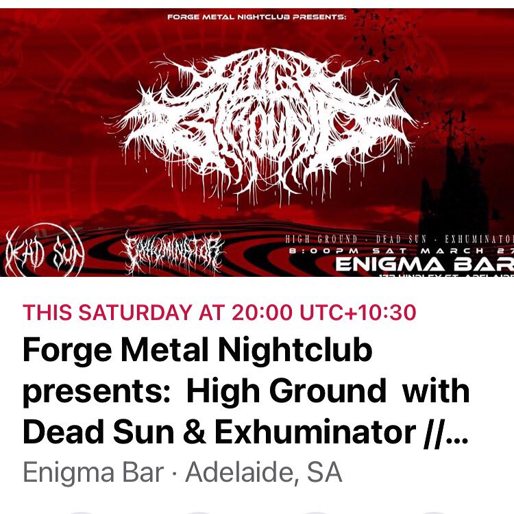 Support your local bands 🤘Blood curdling Metal for your Soul🤘