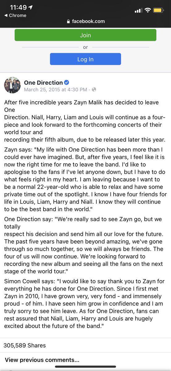 Jonasxlivvv's tweet photo. It’s been 6 yrs since we found out zayn left One Direction. I’m still hurt by it, I know he’s happier now and I will always support him! We love you Zayn Thank you for everything❤️ #6yearssincezaynleftonedirection #zaynleftonedirection https://t.co/p7whxQZqPG