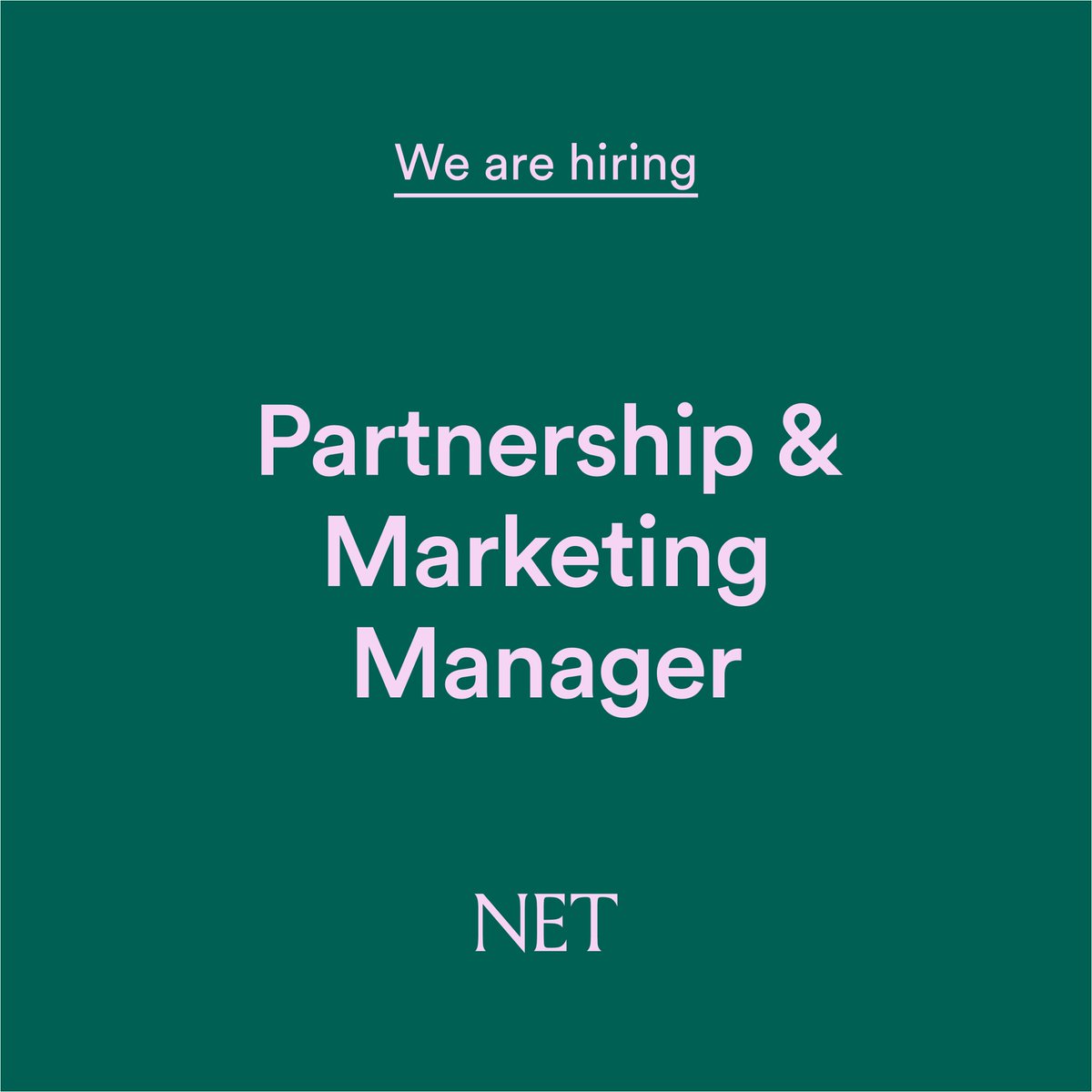 Are you looking for a new challenge? We are recruiting for a partnership and marketing manager to join the team!

Find further information about the role, and how to apply, here - netimesmagazine.co.uk/wp-content/upl…

Please tag anyone that may be interested! 👋

#NorthEast #NEjobs