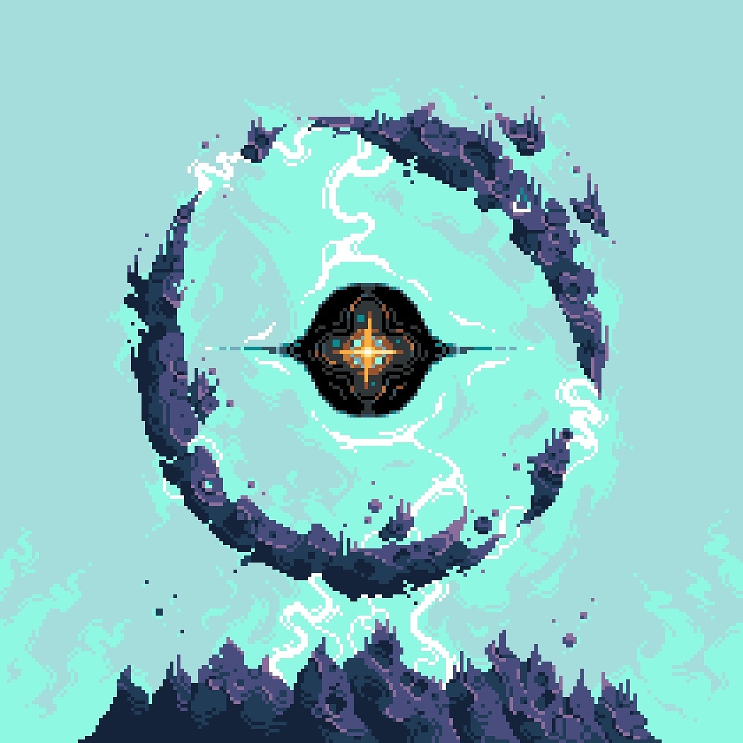 RoyalNaym's tweet photo. Singularity  #pixelart #pixelartist #ドット絵 https://t.co/BmfCRDqoLu