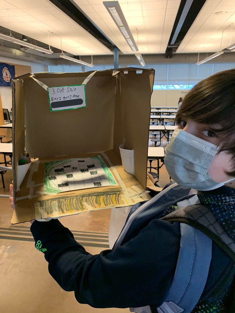 MrsBissler's tweet photo. Lots of hard work has been put into their businesses for #MpProjectUp! Then, Mr. Hogan got a little jealous and wanted his picture taken too! @MPEScougars @miss_quinty5th @__MrsBurton https://t.co/4oDy2y2w3C