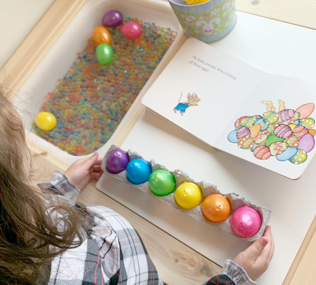 Jordan Bonfiglio (@jbbonfiglio) on Twitter photo “Happy Easter Mouse” 🥚🐭
We went egg hunting with Mouse! It helped us practice color recognition and story sequencing! She kept dumping the eggs back in and starting over! Then she simple enjoyed playing with her Easter bucket, shovel, eggs, and water beads!
<a href="/LauraNumeroff/">Laura Numeroff</a> “Happy Easter Mouse” 🥚🐭
We went egg hunting with Mouse! It helped us practice color recognition and story sequencing! She kept dumping the eggs back in and starting over! Then she simple enjoyed playing with her Easter bucket, shovel, eggs, and water beads!
<a href="/LauraNumeroff/">Laura Numeroff</a>
