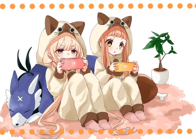 ゲームするあんになちゃん 