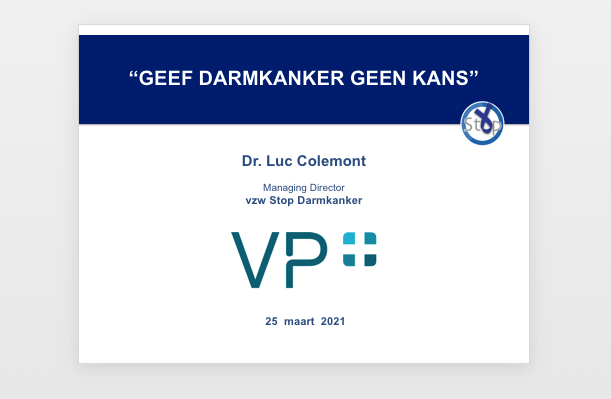 LucColemont's tweet image. Klaar voor @StopDarmkanker keynote/webinar "Geef darmkanker geen kans" afl. #555 voor #VPPlus (verpleegkundigen)

#kennisdelen 🙏  #doedetest
#maartisdarmkankermaand 💙