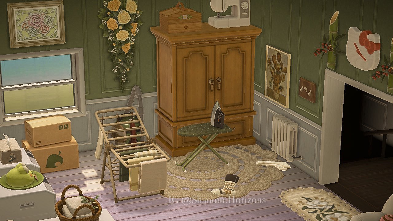 Emly 🌻 on Twitter "A laundry room 🤍 acnh animalcrossing…