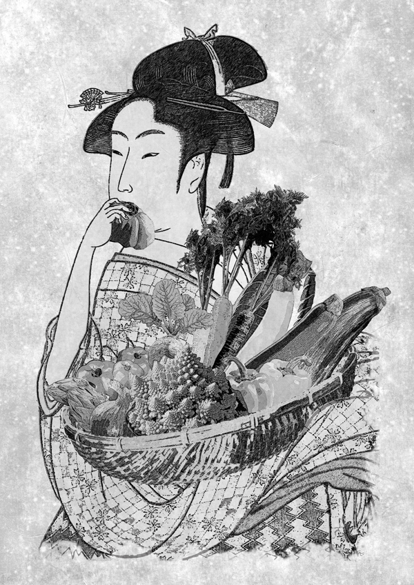 shell_jill's tweet photo. イタリア野菜を持つ娘
喜多川歌麿『ビードロを吹く娘』×イタリア野菜

#浮世絵 #歌麿 #インテリア #モノトーン #お洒落 #野菜 #イタリア野菜 #アートポスター #ポップアート #ukiyoe #utamaro #interiordesign #monotone #vegetable #japanese #artposter #popart #shelljill https://t.co/D4qHon0fWa
