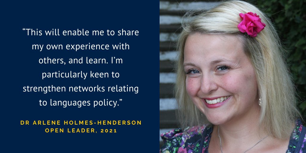 oxsocsci's tweet photo. #OPENLeader @DrArleneHH will focus on building colleagues’ capacity to communicate research to policymakers, guidance for those with less experience, and making interdisciplinary connections to better inform languages policy. https://t.co/WdEY4JwMXQ 4/8 https://t.co/dbg0tGb3gJ