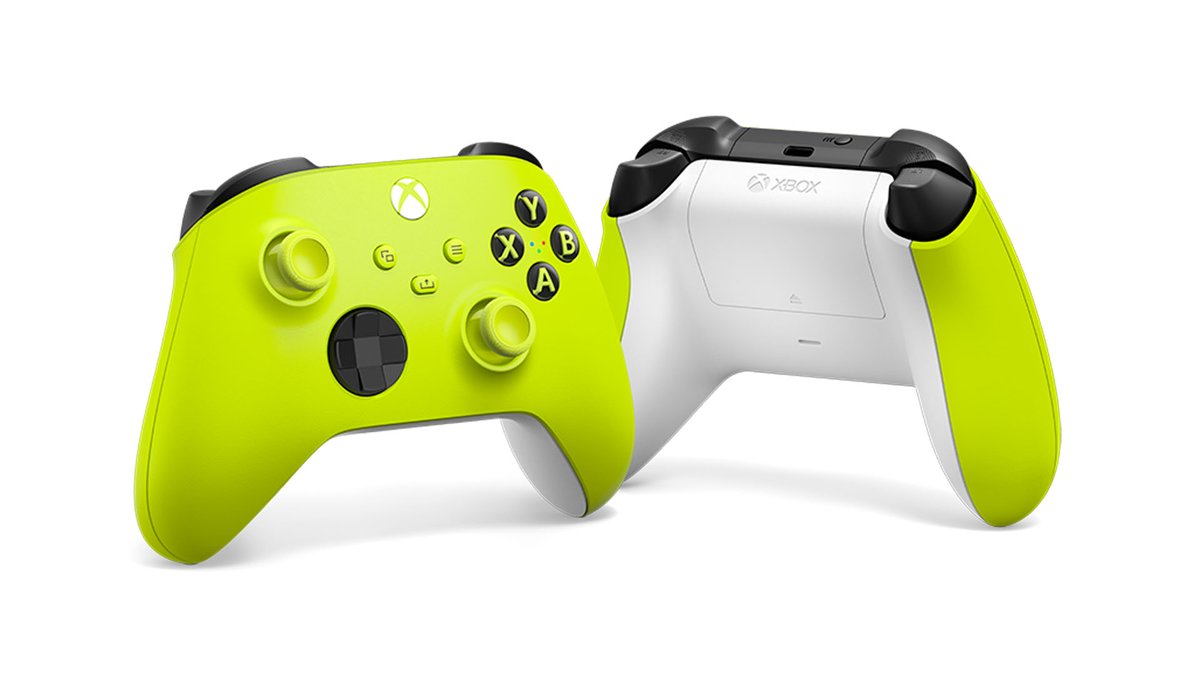 BobbyMacGee's tweet photo. Heureux de vous annoncer nos deux prochaines manettes #Xbox !
La Electric Volt d'une part💛
L'édition spéciale Daystrike Camo d'autre part ❤️
Alors vous allez craquer ? Plutôt 💛 ou ❤️? Ou les deux 😈?
Disponible fin avril 🟡 et début mai 🔴 🔥🔥🔥
#XboxSeriesX #XboxSeriesS https://t.co/cYd1ILnQ1S