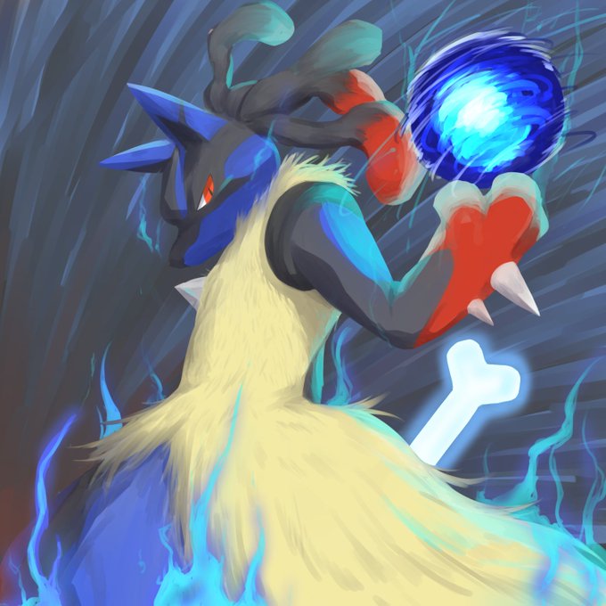 メガルカリオのtwitterイラスト検索結果