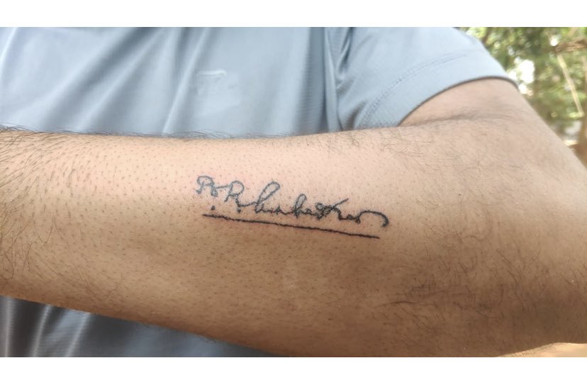 Dr BR Ambedkar  Signature tattoos Sleeve tattoos Life tattoos