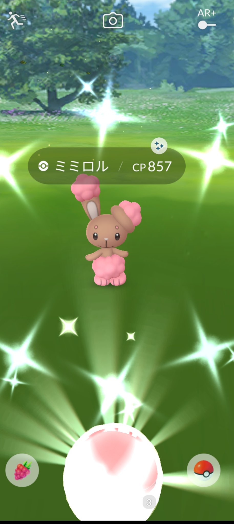 ぷぅー ミミロル色違いget メガ進化するんだね 笑 ポケモンgo