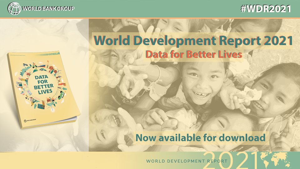 WorldBankGroup's tweet photo. Marginalized people need better representation in #data systems and greater access to data infrastructure—requiring investments in physical and #human capital. 

New #WDR2021 explores data’s potential to further development goals, and what it requires: https://t.co/InIdKBNHv3 https://t.co/auUgGEKRIN