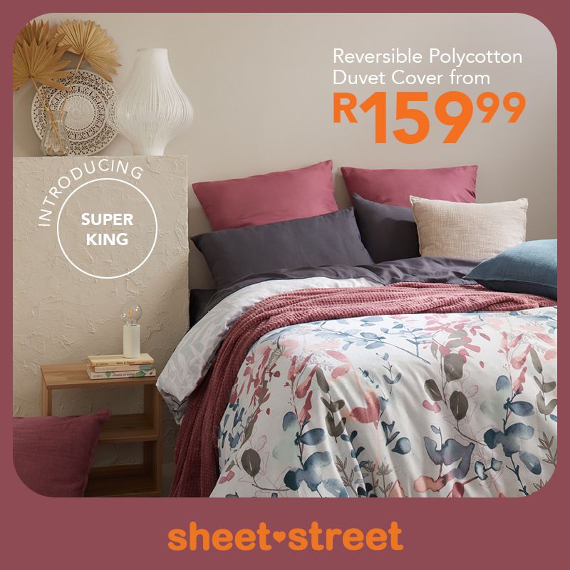 BaywestmallPE's tweet photo. Get your home ready for autumn with rich colours, faux plants and flowers plus piles of warm blankets from @SheetStreetZA ๐
#BaywestMall #SheetStreet #HomeDecor #RichColours #Plants #Flowers #Blankets #Home https://t.co/deZKXHmLdn