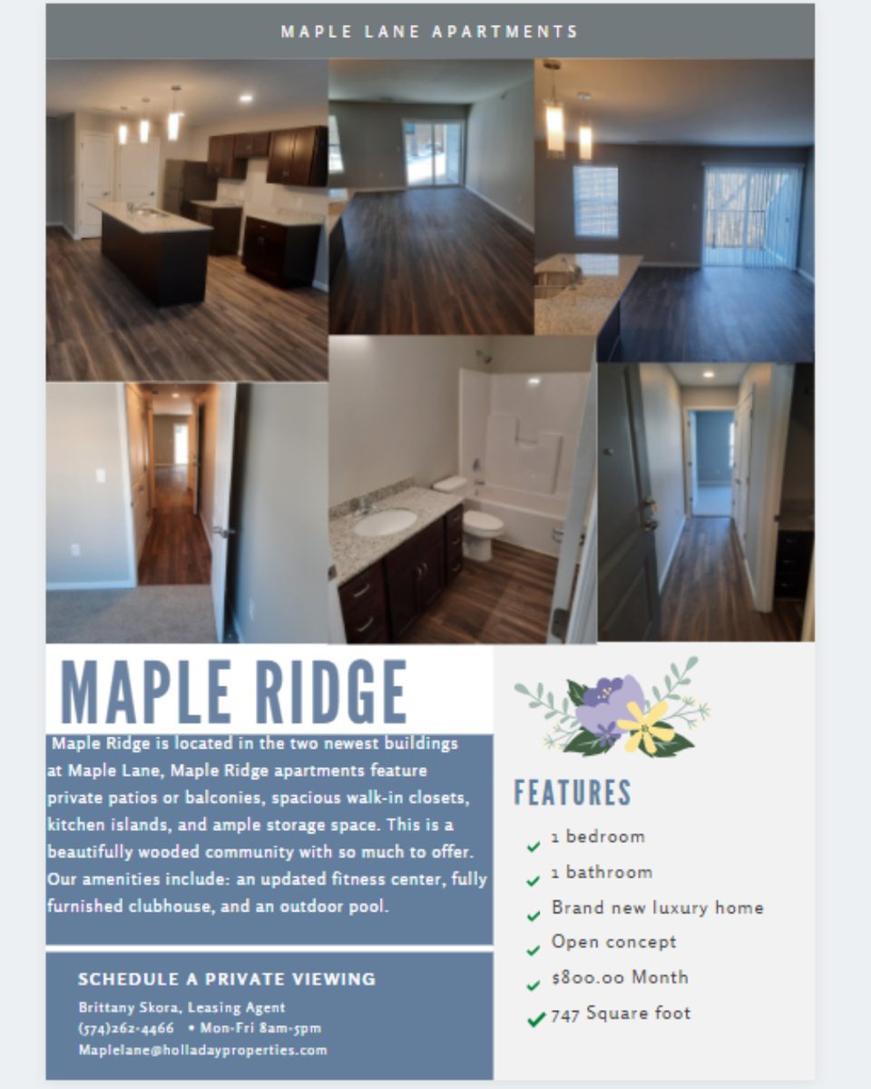 MapleLane_Apts's tweet photo. APPLY WHILE WE STILL HAVE AVAILIBILITY !!! https://t.co/3bU1IVE7vX