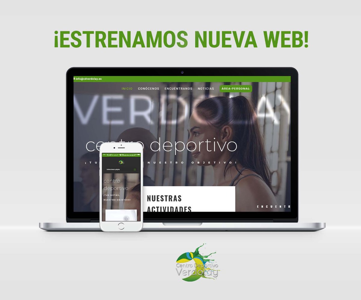 CDVerdolay's tweet photo. ¡Estrenamos nueva web!, con un diseño más actualizado y muchas más funcionalidades. Esperamos que sea de vuestro agrado y sirva para poder dar un mejor servicio a nuestros usuarios.
A lo largo de estas semanas iremos posteando algunas de las funcioalidades.
#cdverdolay https://t.co/L45FC3r2mc