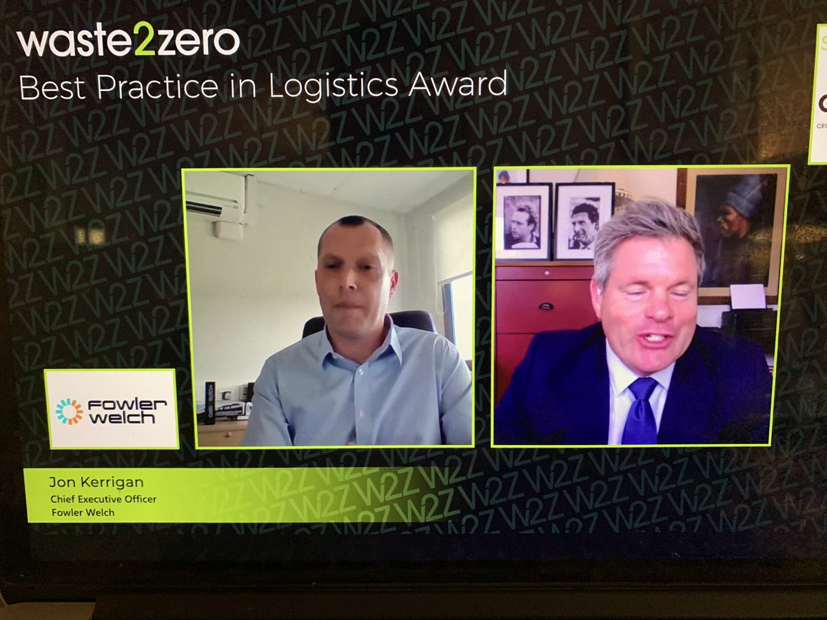 The long awaited Best Practice in Logistics #waste2zero Award. The winner of this category was miles ahead (no pun intended) so we go straight to the winner 🥁 The Winner is <a href="/fowlerwelch/">Fowlerwelch</a> 🌳🚛💨🌎🌱