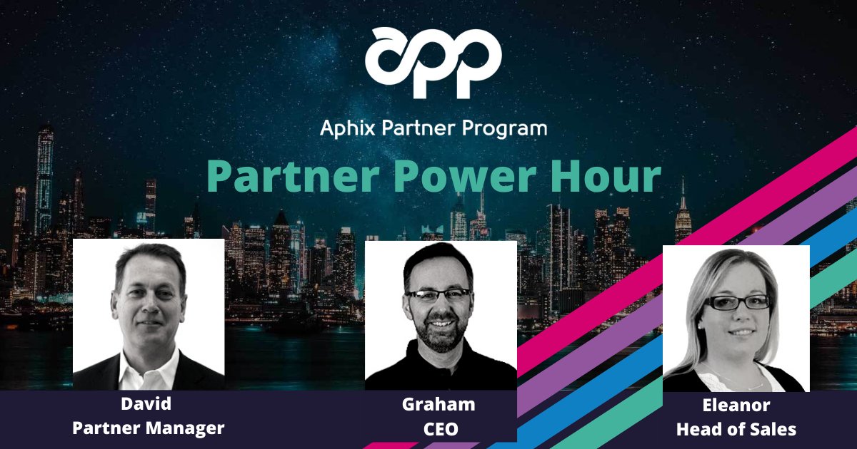 aphixsoftware's tweet photo. We've just completed the first of many Partner Power Hours this morning. We had tons of partners from around the world who tuned in to find out about the Aphix Roadmap for 2021 and much more! #Partners #PartnersRock #AphixPowerHour https://t.co/qW45258r9P