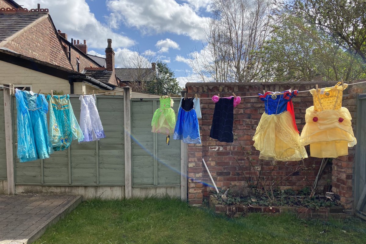 Laundry day at the palace...