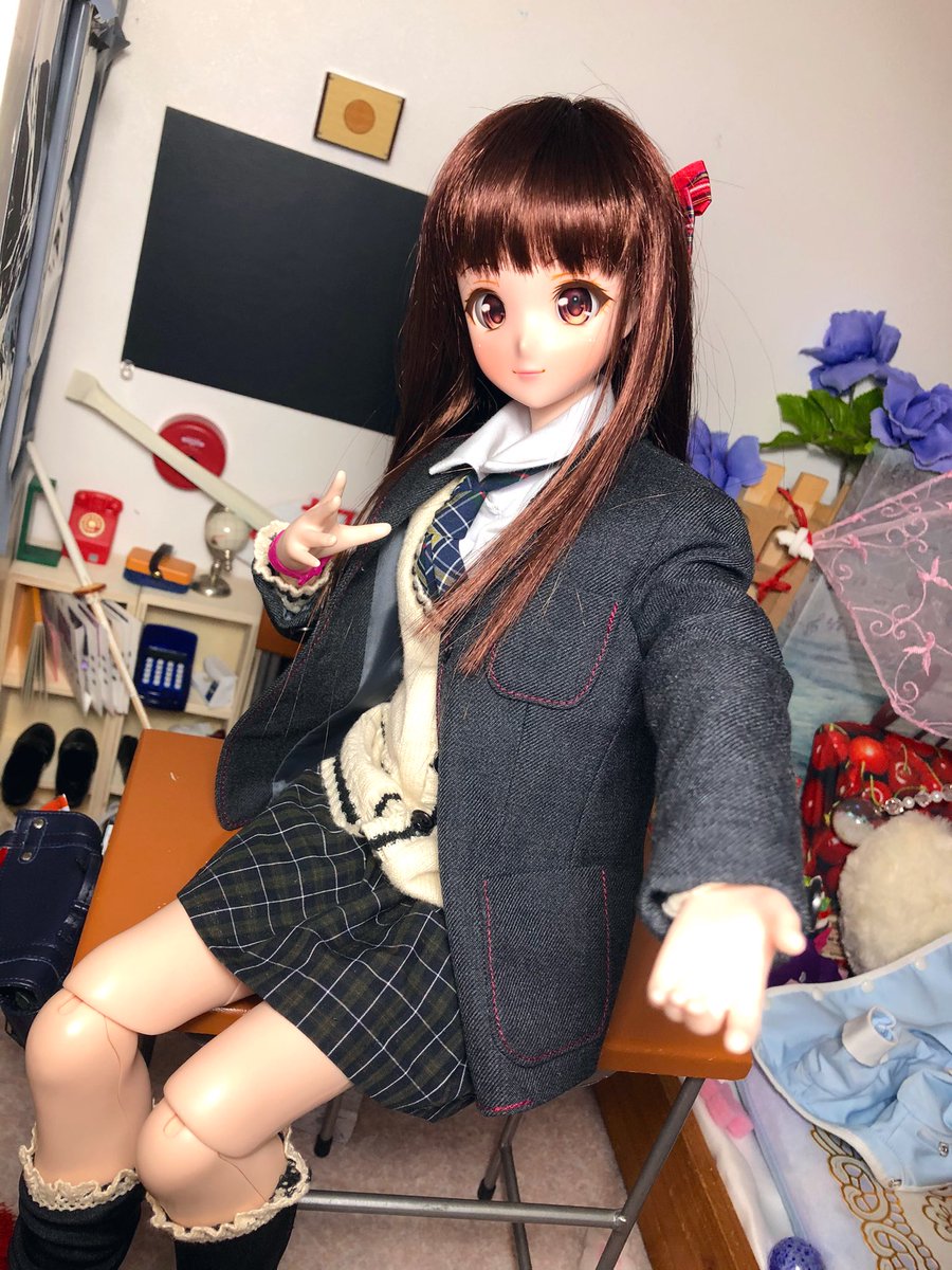 hazumixhinata's tweet photo. #見た人は無言で大崎甘奈をあげる
 #ノードール・ノーライフ #今夜のドール撮影120分一本勝負 #うちのこに癒され24時間 #シャニマスドール部 #シャニマス #smartdollcortex #大崎甘奈 https://t.co/0GS6rGQYyA