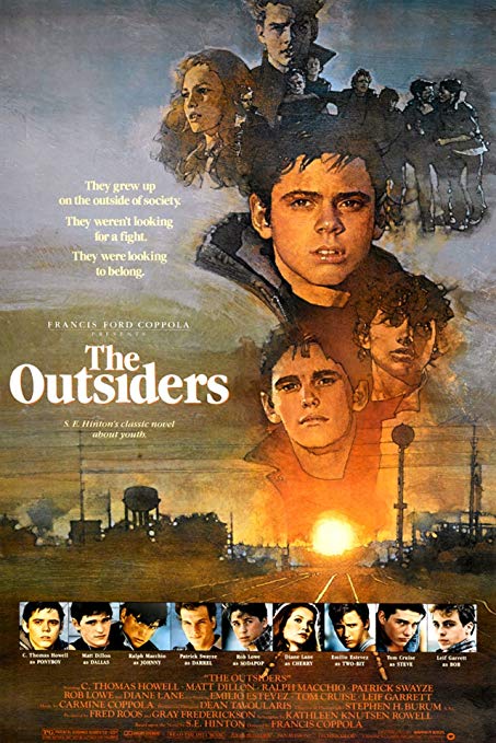 OldSchool80s's tweet photo. Mar 25, 1983: The Outsiders was released in theaters. #80s https://t.co/RtItzVg7NU