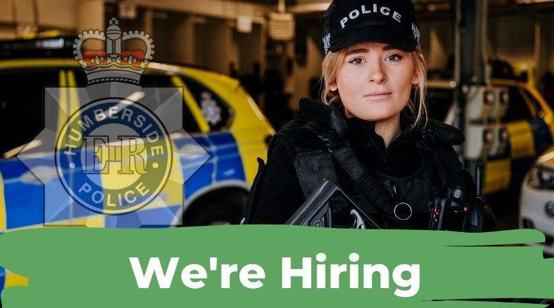 Humberbeat's tweet image. Aged 16-24? Claiming Universal Credit? Humberside Police are recruiting for 15 #Kickstart placements across the Humber region.  If you're interested in joining us, then please let your work coach know.  #NEYHKickstart @JoCorneyDWP @JCPinHumber