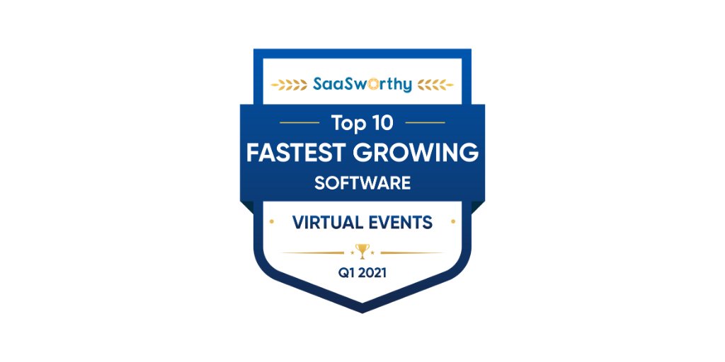 SaaSworthy ranks Konf as the Fastest Growing Software in Virtual Events.

buff.ly/3tRbKaq

Well done team <a href="/konfco/">Konf</a>! 

#saasworthy #konf #awards #virtualevents #saas