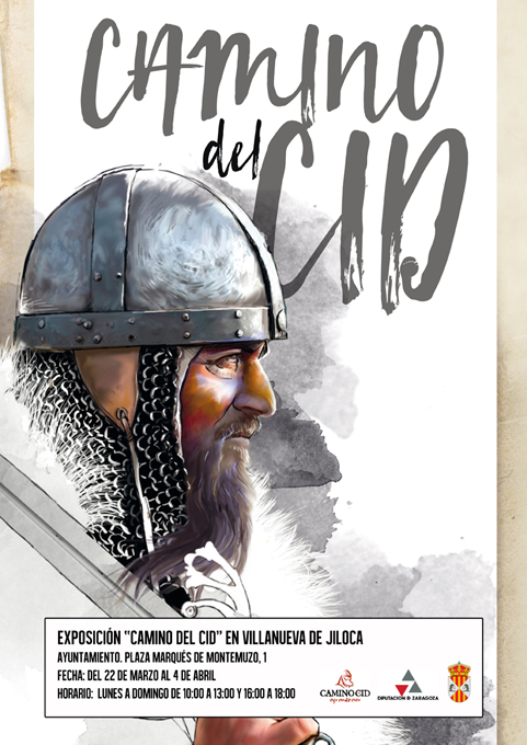 ¡Hasta el 4 de abril! Exposición del #CaminodelCid en #VillanuevadeJiloca #Zaragoza caminodelcid.org/el-consorcio-i…