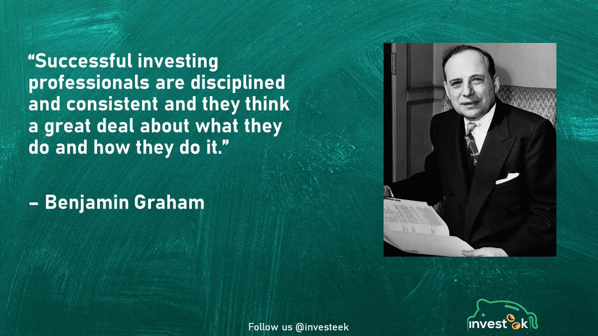 investeek's tweet photo. Discipline is key in investing. Here's what Benjamin Graham has to say about discipline in investing.
#investingquotes #BenjaminGrahamquotes #money #invest #business #investor https://t.co/GRjvqighKm
