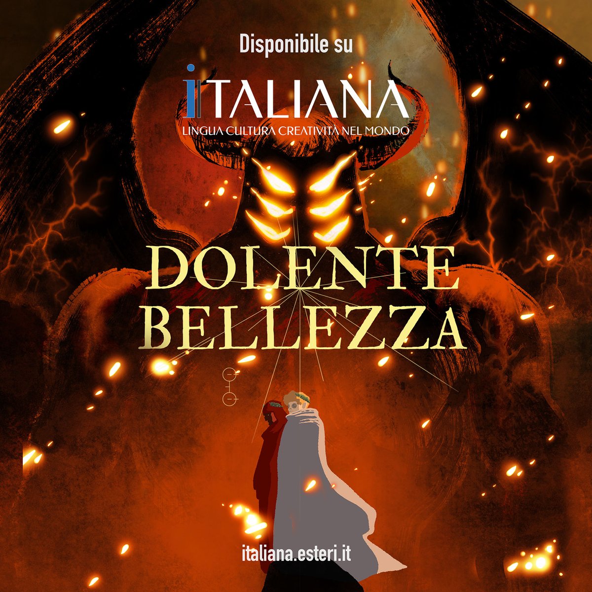 Dante e Virgilio ci accompagnano per un impervio cammino tra oscurità e desolazione per raccontare l'Italia attraverso un corto d'animazione diretto da Roberto Recchioni e prodotto da Direct 2 Brain.
#DolenteBellezza #DanteAlighieri #Virgilio #Cortometraggio