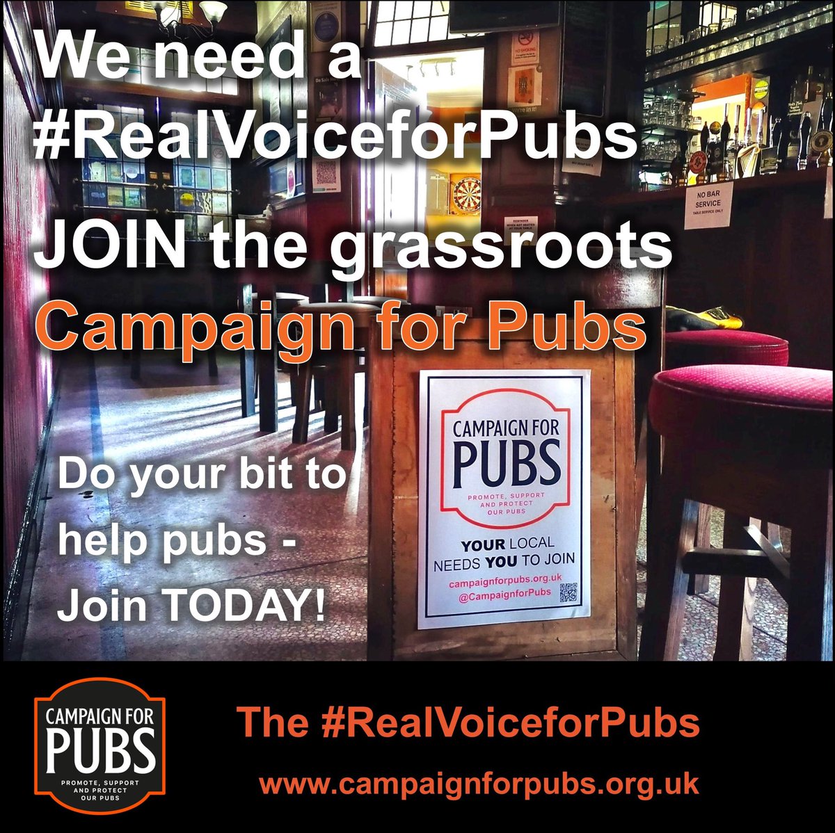 We’re nearly at 5000 Twitter followers! Please RT!

Want to see a better, more sustainable future for our #pubs? Better access for small #brewers?

JOIN the grassroots #CampaignforPubs for just £25/yr (£2.08/month!) ⬇️

campaignforpubs.org.uk/about-campaign…

#RealVoiceforPubs #SupportOurPubs