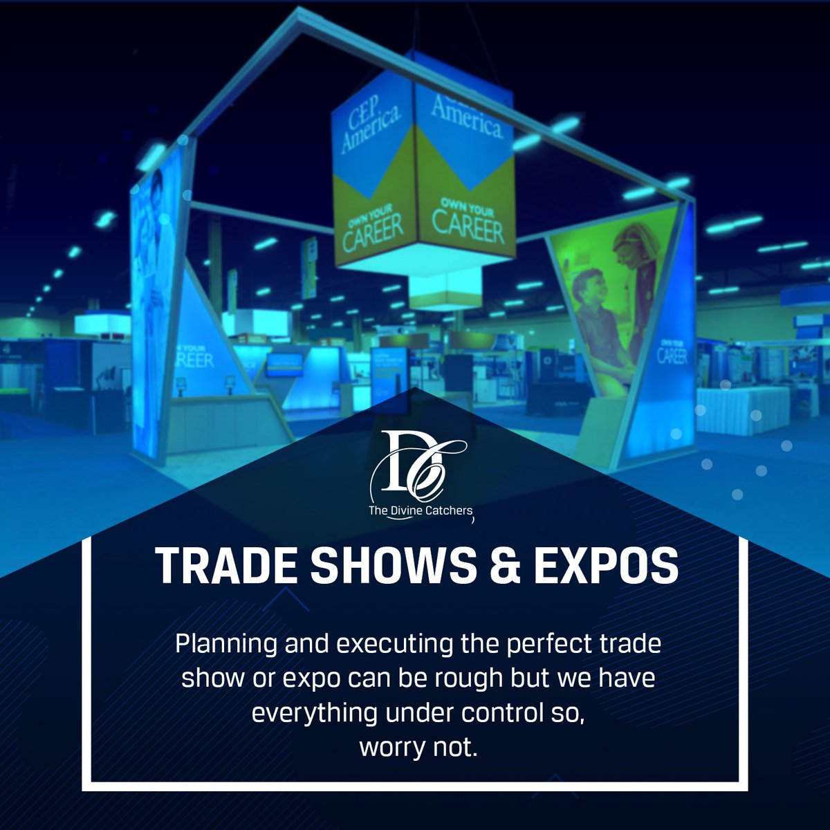 DivineCatchers's tweet photo. Organizing trade shows and expos is a task but โThe Divine Catchersโ think otherwise.
#trading #tradestation #tradeshow #showboothdesign #expo #exhibition #design #designer #eventfaqs #eventsplanners #event #thedivinecatchers #tdc https://t.co/d5D8SjF0hp